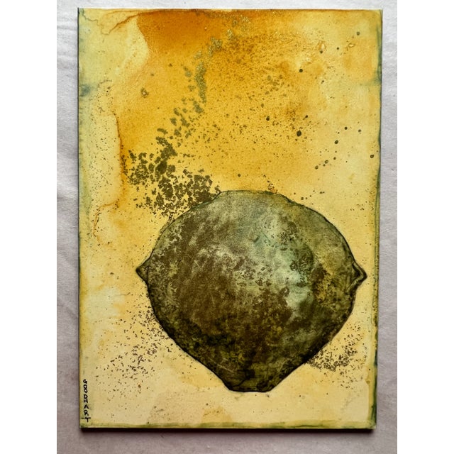 Still Life Contemporary Mixed-Media Painting "Floating Vessel" For Sale - Image 9 of 9