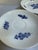 1980's Royal CopenhagenDenmark Blue Flowers Braided Edges Six(6) Salad Plates 7.5",Six(6) 7" Saucers(#8195),Six(6) Saucers 6.5"(#8269) - 18 pcs For Sale In New York - Image 6 of 18