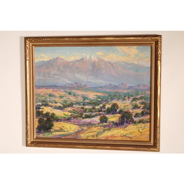 Impressionist View of Mount Whitney by Joseph Frey (1892-1977) For Sale - Image 3 of 12