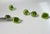 Vintage Swedish Green Glass Knobs, 1960s, Set of 6 For Sale - Image 9 of 11