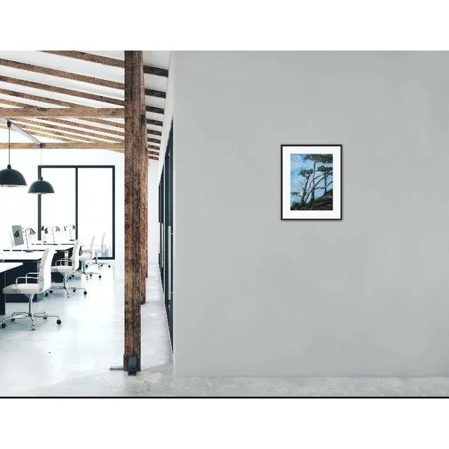 Monterey Cypress, Modern Landscape Oil Painting For Sale - Image 4 of 7