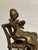 Bronze Statue Marble Girl with Cat LA Devideuse Par Maxim Antique For Sale - Image 12 of 18