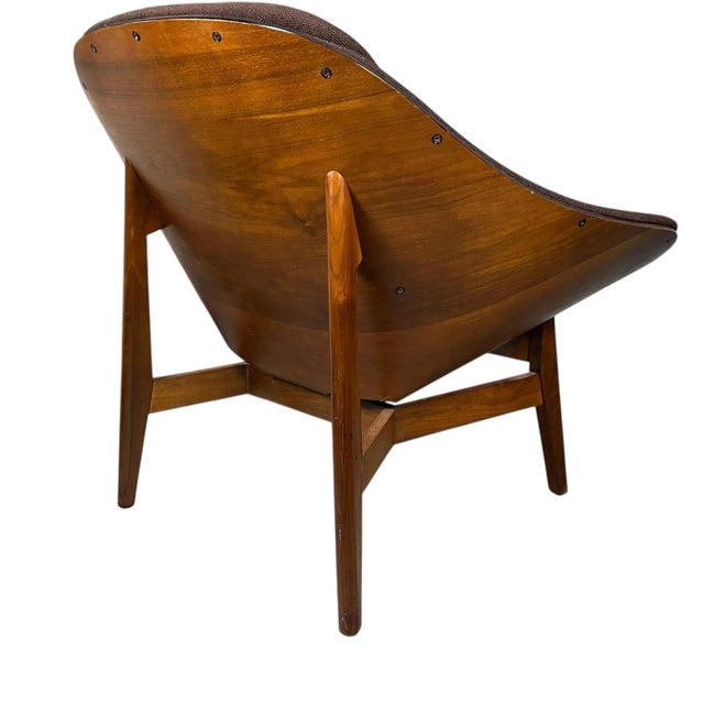 1960s Sculptural Plycraft BentWood Lounge Chairs - A Pair For Sale In New York - Image 6 of 12