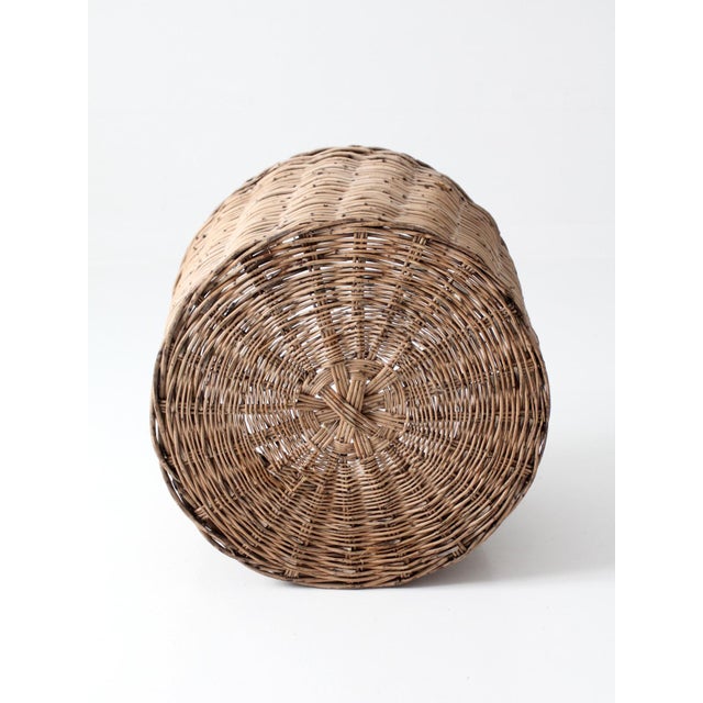Antique Large Woven Basket For Sale - Image 15 of 15