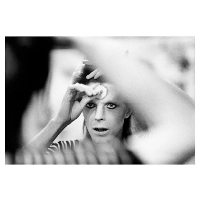 Mick Rock, David Bowie Backstage, 1973, Estate Photograph Print For Sale