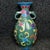 Chinese Vintage Chinese Cloisonné Vase With Dragon Motif and Handles - Turquoise Ground For Sale - Image 3 of 9