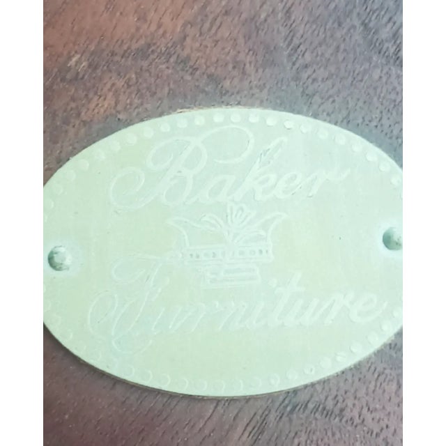 Vintage Marble Side Table by Baker For Sale - Image 10 of 10