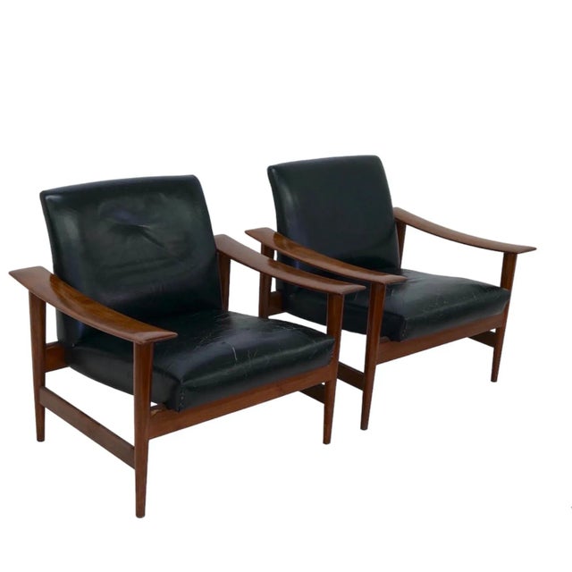 Pair of 1960s Mid Century Danish Armchairs For Sale - Image 13 of 13