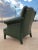Donghia Late 20th Century Neotraditional Fully Upholstered Leather Lounge Chair Manner of John Hutton for Donghia For Sale - Image 4 of 13
