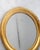Small 19th Century Oval Gilt Mirror For Sale - Image 3 of 7