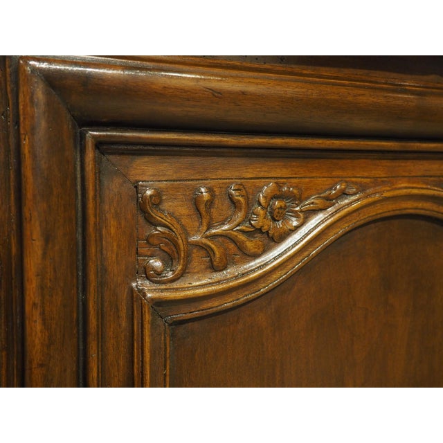 French Louis XV Lyonnais Walnut Buffet With Original St. Cyr Stone Top, C. 1760 For Sale - Image 14 of 18