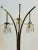 Vintage Danish Modern Organic Form Three-Light Teak and Brass Floor Lamp For Sale - Image 4 of 9