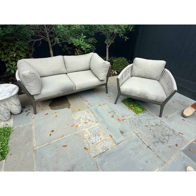 Brown Jordan H Loveseat & Chair Set For Sale - Image 12 of 12