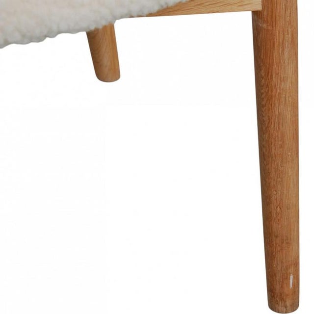 Wood Model 83 Chair in Sheepskin from Nanna Ditzel, 2000s For Sale - Image 7 of 12