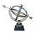 Brutalist Style Iron Garden Armillary Sundial, Usa, 20th Century For Sale