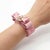 Chanel Chanel CC Grenadine Vintage Silk Necktie Cuff Bracelet For Sale - Image 4 of 4
