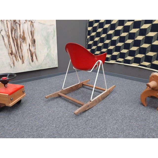 1950s Children's Rocking Chair by Walter Papst for Wilkhahn, 1950s For Sale - Image 5 of 15