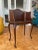 Antique French Louis Curved Accent Table For Sale - Image 10 of 12
