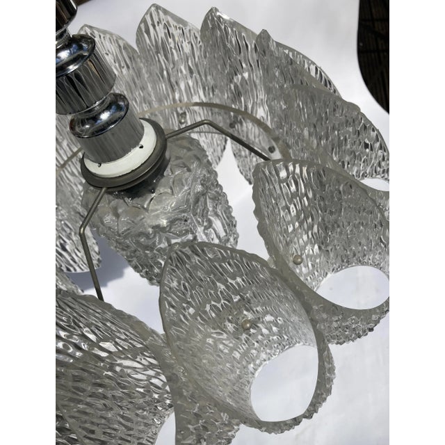 Acrylic Ice Glass Chandelier, Germany, 1970s For Sale - Image 9 of 10