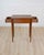 French 20th Century Louis XVI Style Cherrywood Side Table with Leather Top For Sale - Image 11 of 12