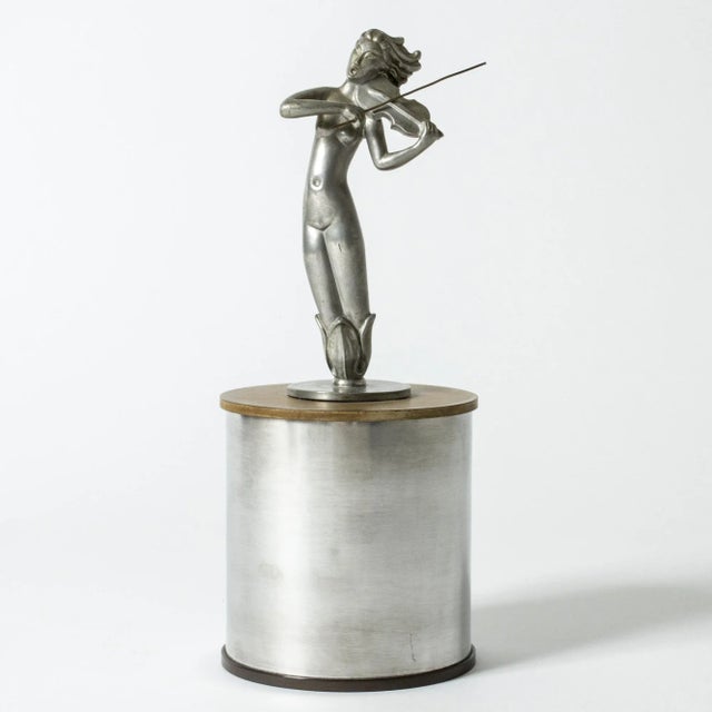 Pewter Jar by Ivar Ålenius-Björk for Ystad-Metall For Sale - Image 10 of 10