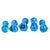 1970s Duck Figurines in Blue Art Glass by Josef Marcolin for FM Ronneby, 1970s, Set of 5 For Sale - Image 5 of 5