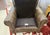 Restoration Hardware Lancaster Brown Leather Large Reading Chair For Sale - Image 9 of 10