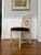 Set of four rattan side chairs or dining chairs designed by breakthrough innovator Elinor McGuire in the California...