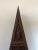 Brown Vintage Hand Carved Pyramid Chest of Drawers For Sale - Image 8 of 10