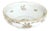 Porcelaine de France Hand Painted Whitend Gold Centerpiece Bowl Dish For Sale