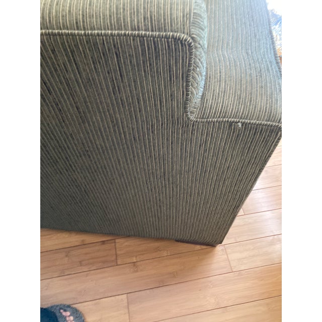 Forest Green Room & Board Ian Sofa - Green For Sale - Image 8 of 9