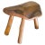 Brutalist Wood Footstool, France, 1950s For Sale - Image 9 of 9