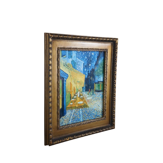 "Cafe Terract at Night" After Vincent Van Gogh. An iconic piece in Post-Impressionist style Reproduction, circa last...