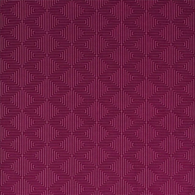Harlequin Concept Fabric in Magenta For Sale