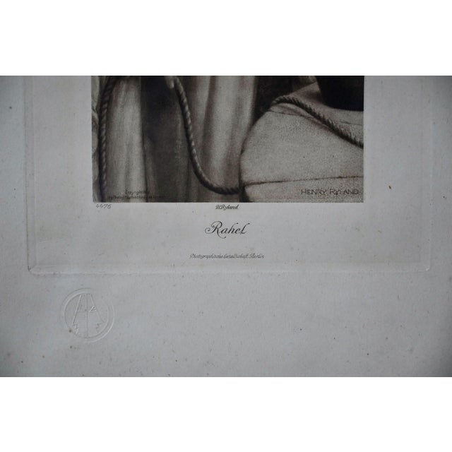 After Henry Ryland, Ruth and Rachel, 1890s, Photogravures, Framed, Set of 2 For Sale - Image 3 of 14