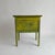 Antique Sewing Box Side Table with Vibrant Lacquered Finish and Gold Hardware For Sale - Image 12 of 14