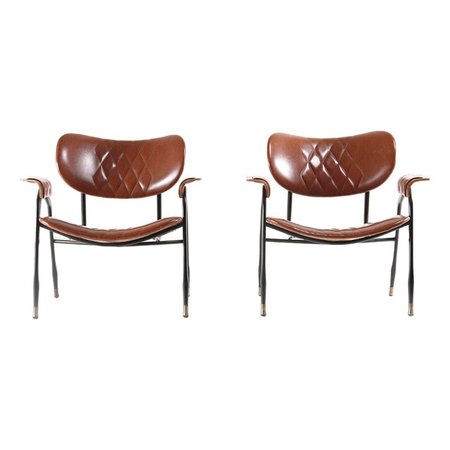 Armchairs by Gastone Rinaldi for Rima, 1950s, Set of 2 For Sale