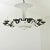 French Vintage Art Deco Style Painted Metal Chandelier For Sale - Image 4 of 12