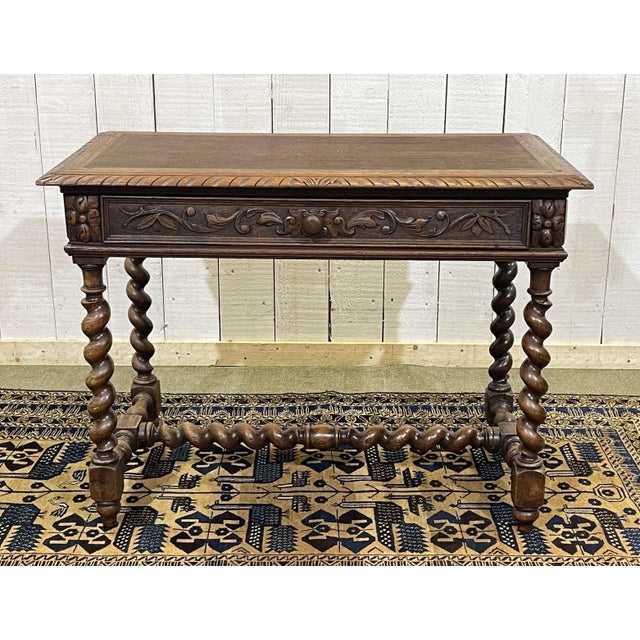 Henry II Oak Desk, Early 20th Century For Sale - Image 16 of 16