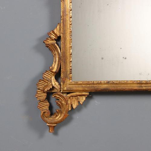 Baroque Carved and Gilded Mirror For Sale - Image 7 of 12