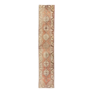 Vintage Circa 1940 Turkish Oushak Area Rugs 2ft 4in X 12ft 3in For Sale