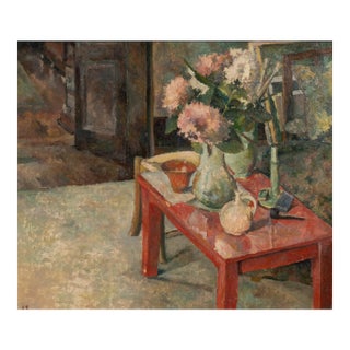 Framed Oil on Panel Still Life For Sale