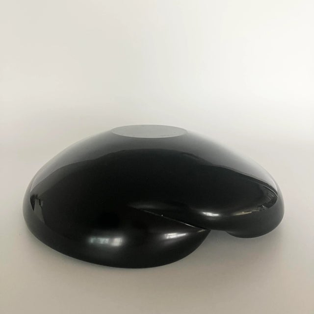 Alfredo Barbini Large Mid-Century Murano Glass Console Bowl Alfredo Barbini Circus Pattern 1960s For Sale - Image 4 of 7