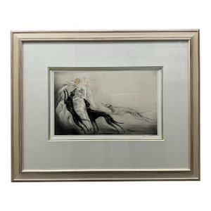 Icart, "Coursing Ii", Original Period Etching C. 1929