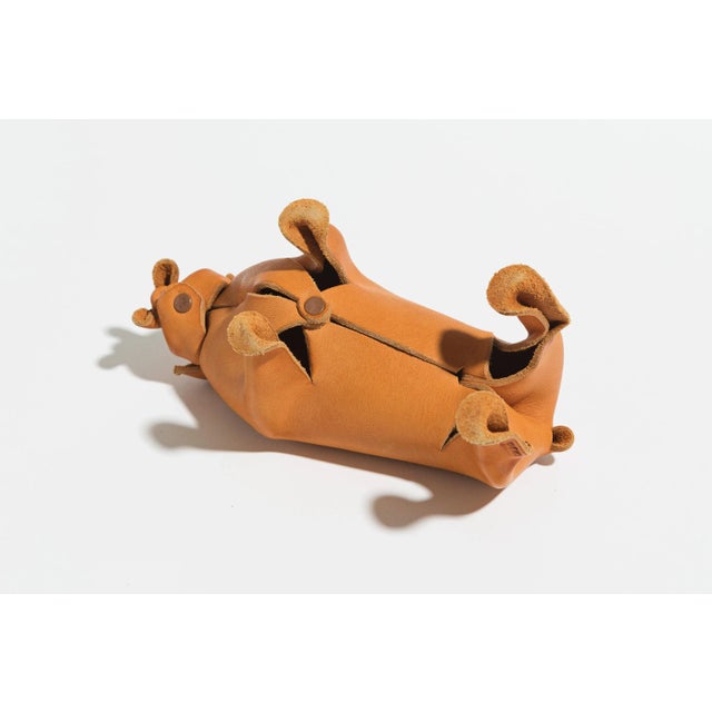Mid-Century Leather Dog from Deru For Sale - Image 4 of 8