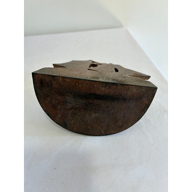 Copper Vintage Cast Iron Sailing Ship Bookend For Sale - Image 8 of 8