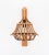 Mid-Century Rattan and Bamboo Lantern Sconce by Louis Sognot, 1960s For Sale - Image 10 of 13