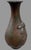 17" Antique Oriental Bronze Vase With Embossed Eagle on Branch For Sale - Image 4 of 11