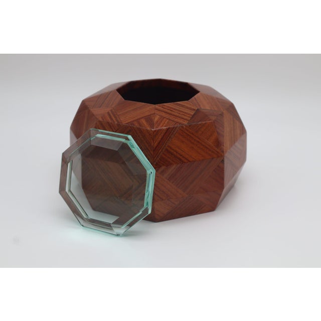 Fontana Arte Box in Wood and Glass by Pietra Chiesa for Fontana Arte, 1940s For Sale - Image 4 of 6
