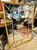 This is a large over-mantle mirror that dates to the early 19th century. This uncommon form of mirror features a carved...